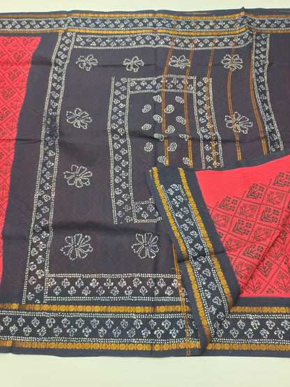 SANGUDI COTTON SAREE WITHOUT BLOUSE