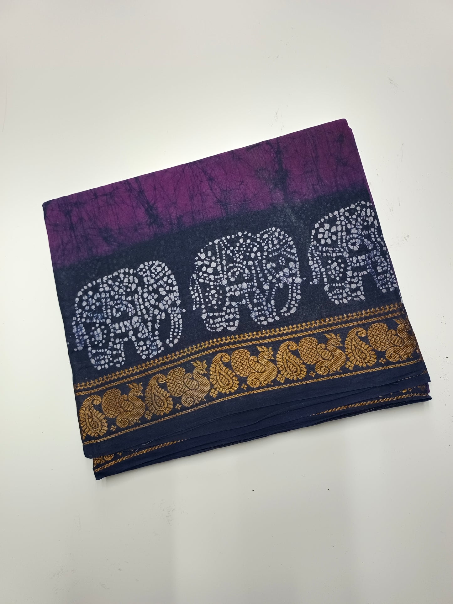 SANGUDI COTTON SAREE WITHOUT BLOUSE