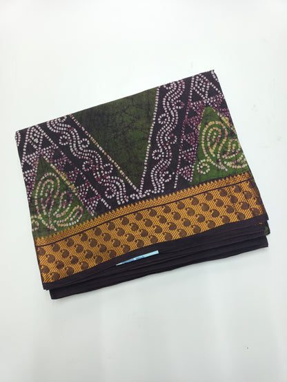 SANGUDI COTTON SAREE WITHOUT BLOUSE