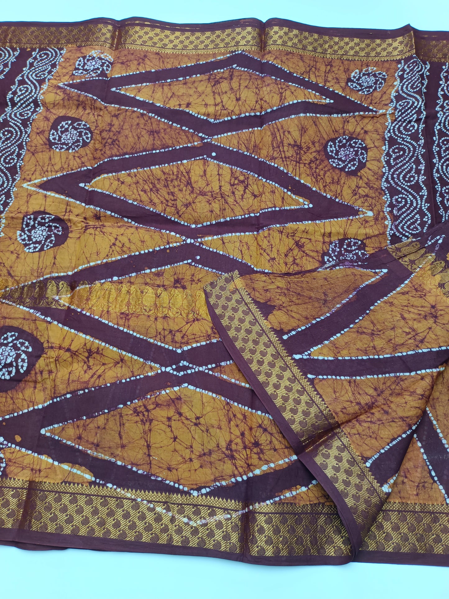 SANGUDI COTTON SAREE WITHOUT BLOUSE
