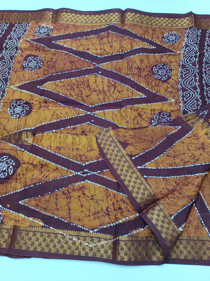 SANGUDI COTTON SAREE WITHOUT BLOUSE