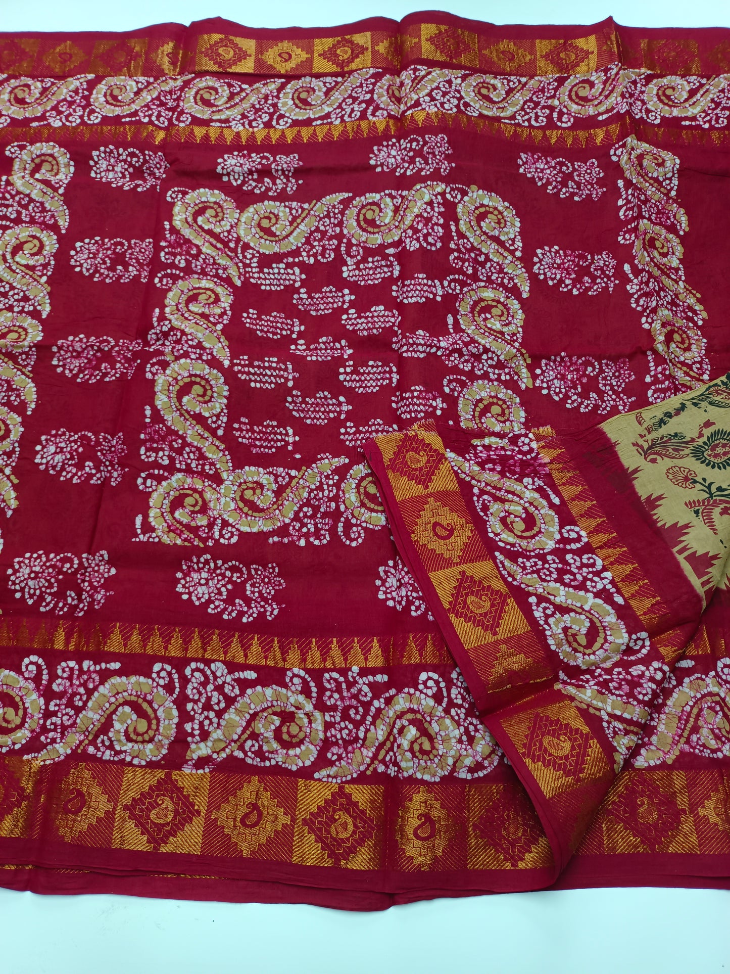SANGUDI COTTON SAREE WITHOUT BLOUSE