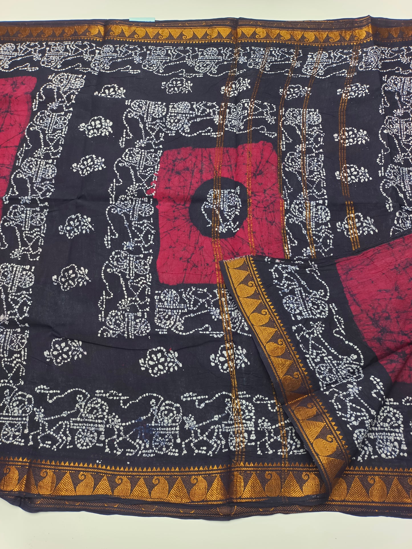 SANGUDI COTTON SAREE WITHOUT BLOUSE