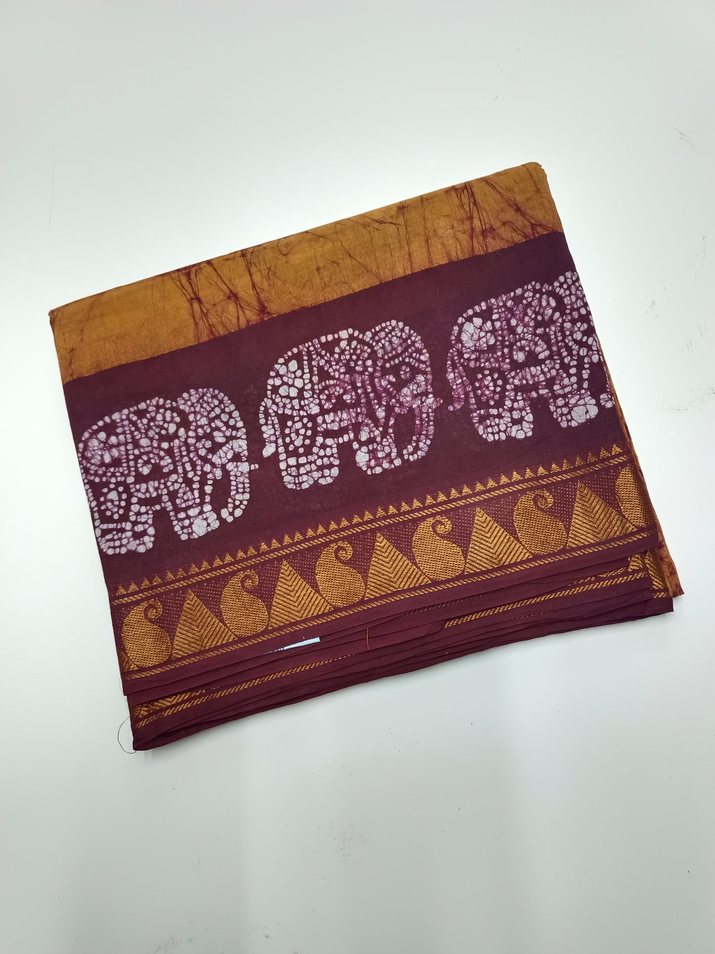 SANGUDI COTTON SAREE WITHOUT BLOUSE