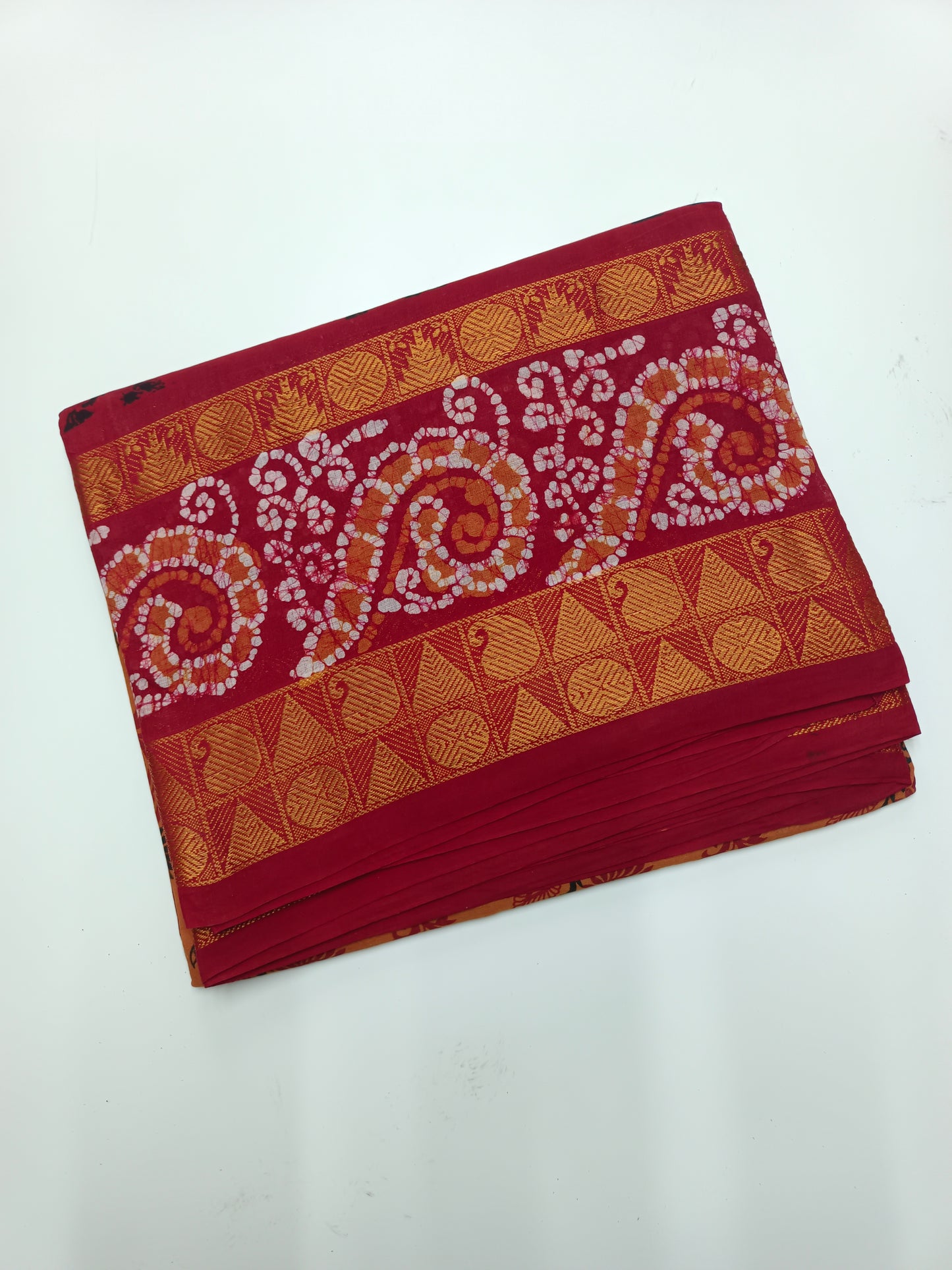 SANGUDI COTTON SAREE WITHOUT BLOUSE