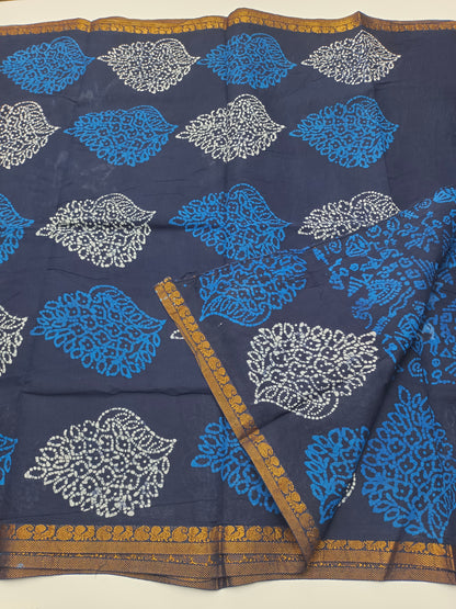 SANGUDI COTTON SAREE WITHOUT BLOUSE