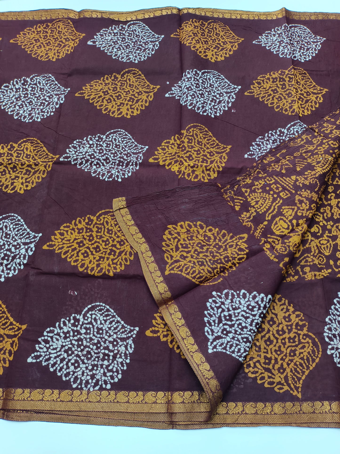 SANGUDI COTTON SAREE WITHOUT BLOUSE