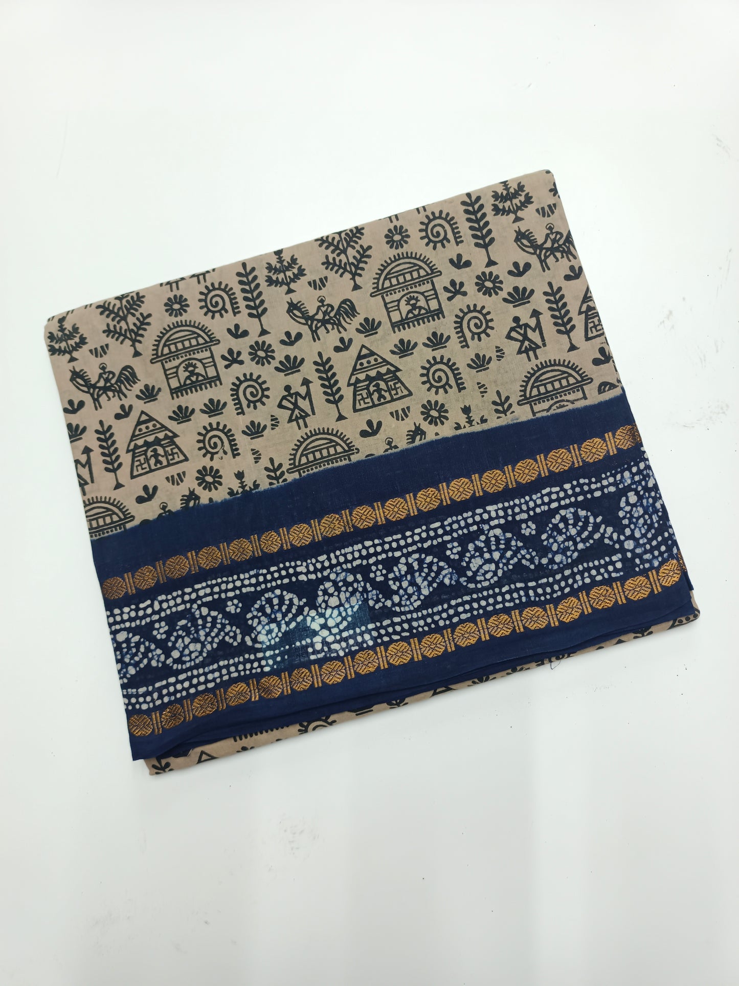 SANGUDI COTTON SAREE WITHOUT BLOUSE
