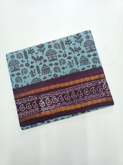 SANGUDI COTTON SAREE WITHOUT BLOUSE