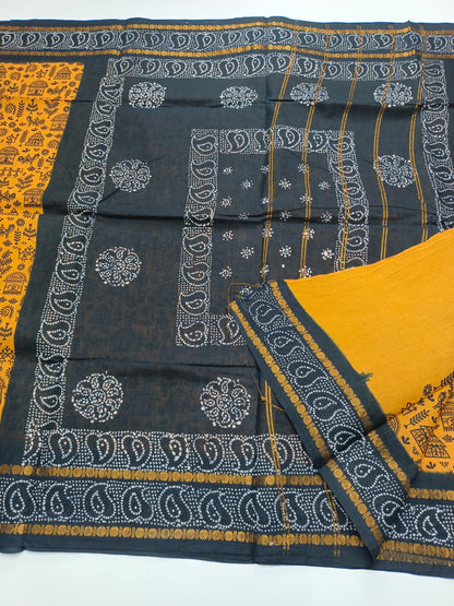SANGUDI COTTON SAREE WITHOUT BLOUSE