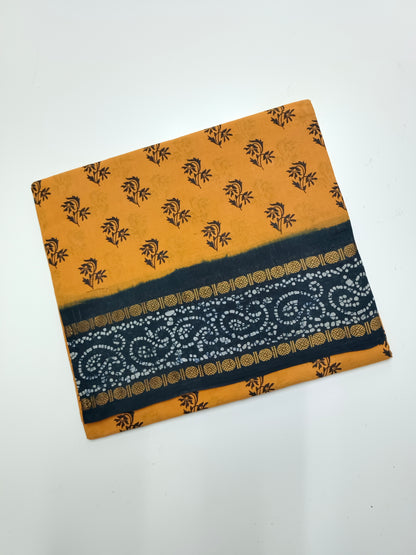 SANGUDI COTTON SAREE WITHOUT BLOUSE