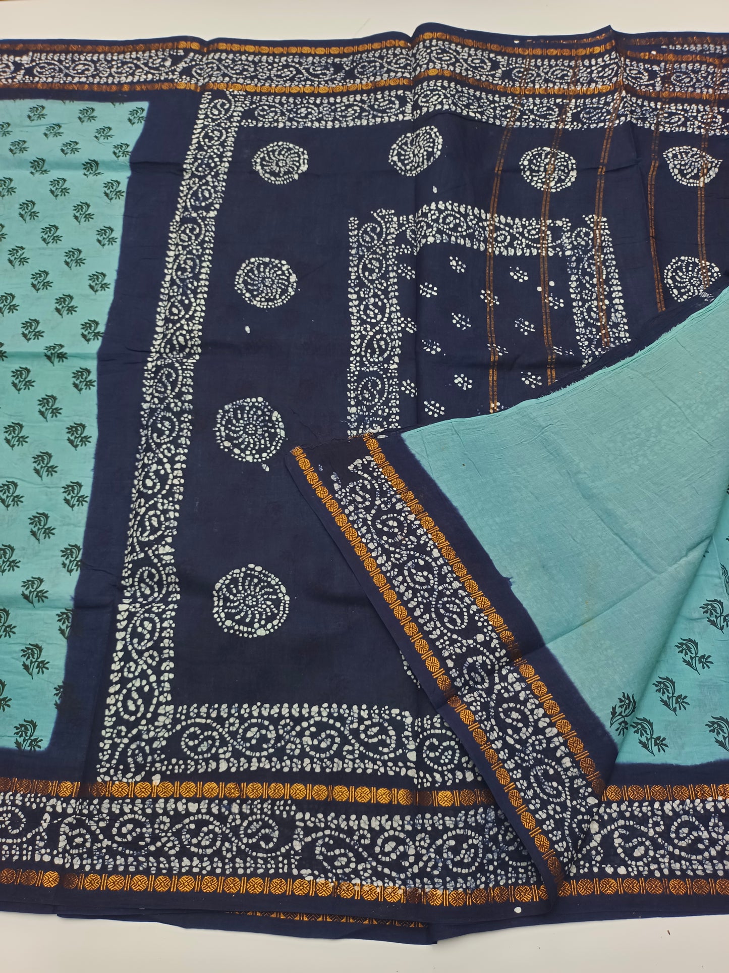 SANGUDI COTTON SAREE WITHOUT BLOUSE