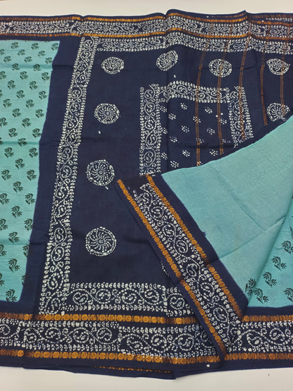 SANGUDI COTTON SAREE WITHOUT BLOUSE