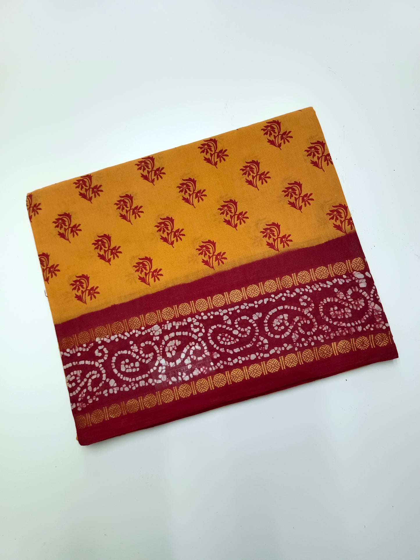 SANGUDI COTTON SAREE WITHOUT BLOUSE