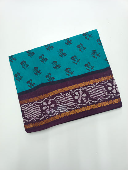 SANGUDI COTTON SAREE WITHOUT BLOUSE
