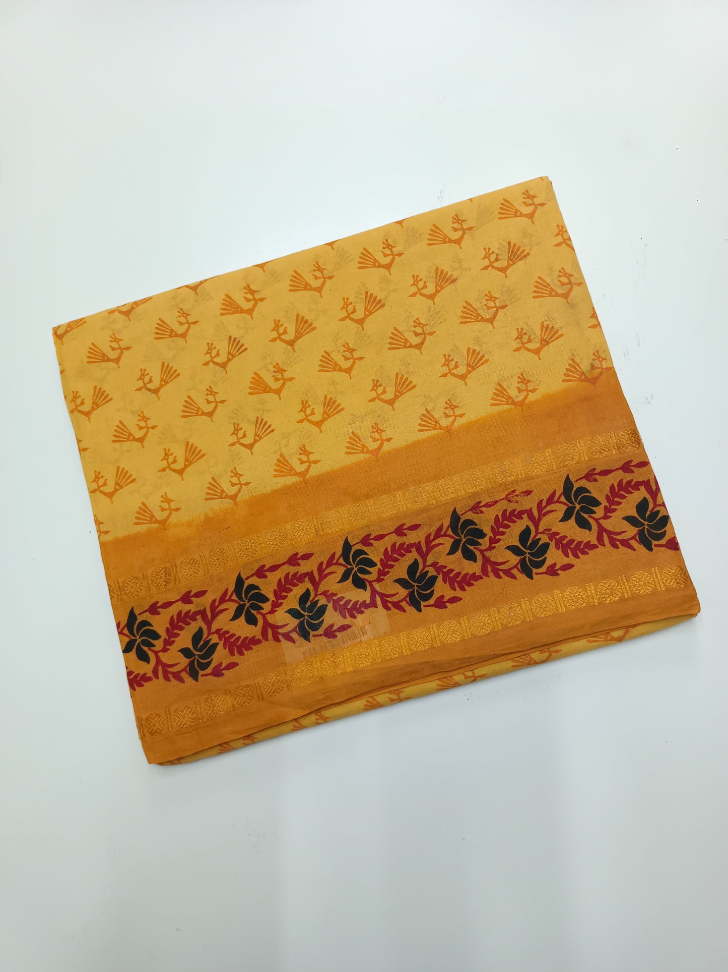 SANGUDI COTTON SAREE WITHOUT BLOUSE