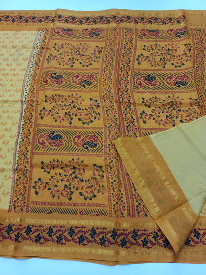 SANGUDI COTTON SAREE WITHOUT BLOUSE