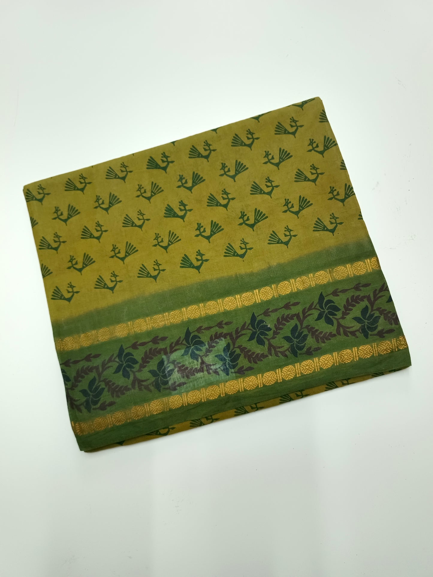 SANGUDI COTTON SAREE WITHOUT BLOUSE