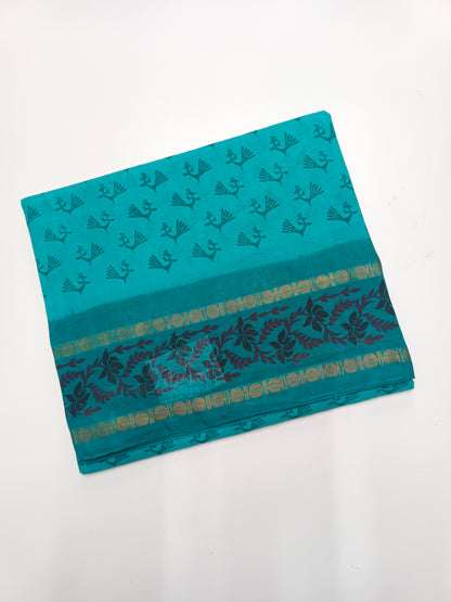 SANGUDI COTTON SAREE WITHOUT BLOUSE