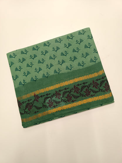 SANGUDI COTTON SAREE WITHOUT BLOUSE