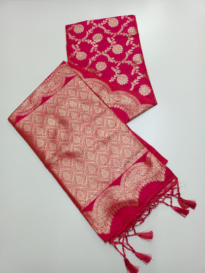 SOFT BANARASI SILK SAREE