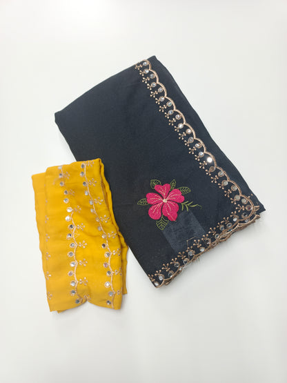 FANCY WORK SAREE