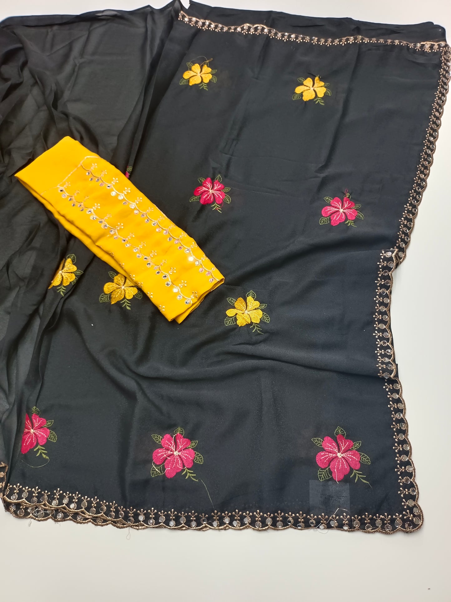 FANCY WORK SAREE