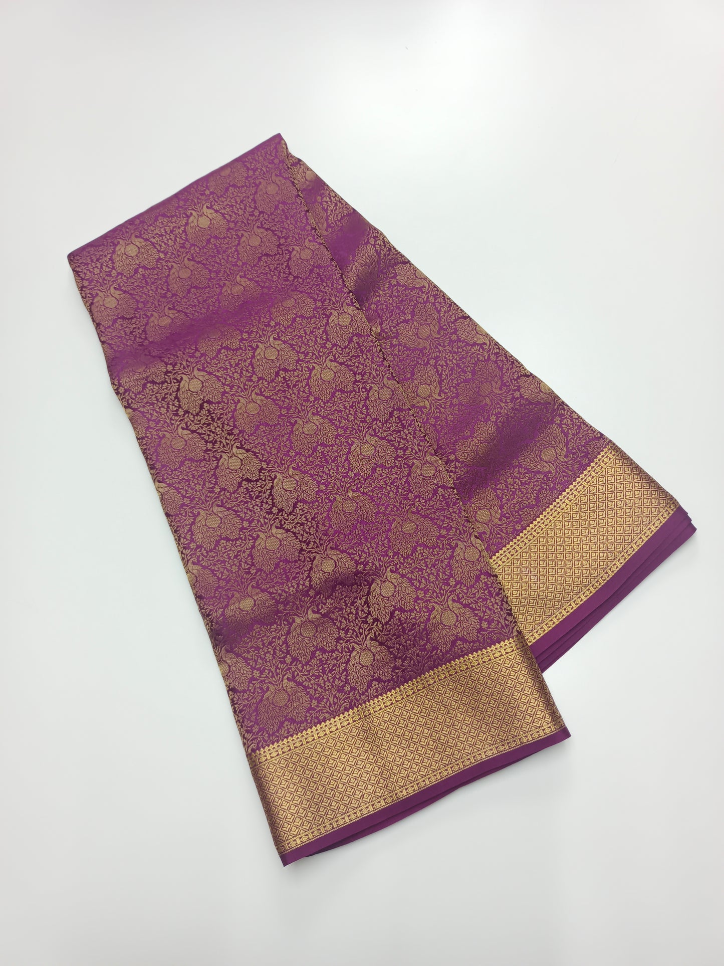 BROCADE CREPE SILK SAREE