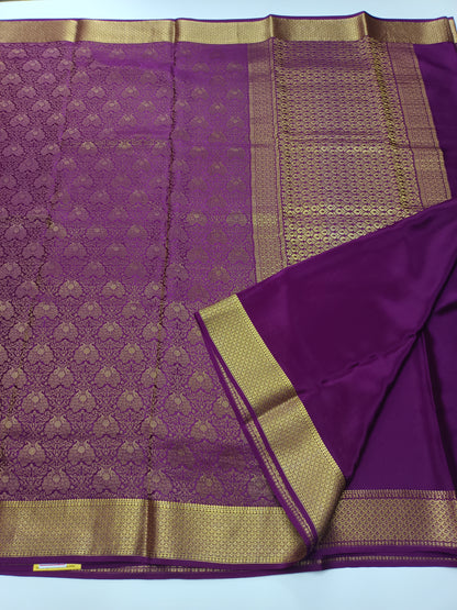 BROCADE CREPE SILK SAREE