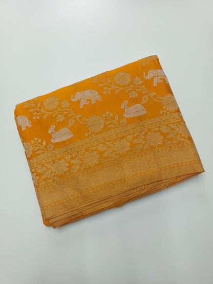 FANCY CRUSH CHIFFON SAREE