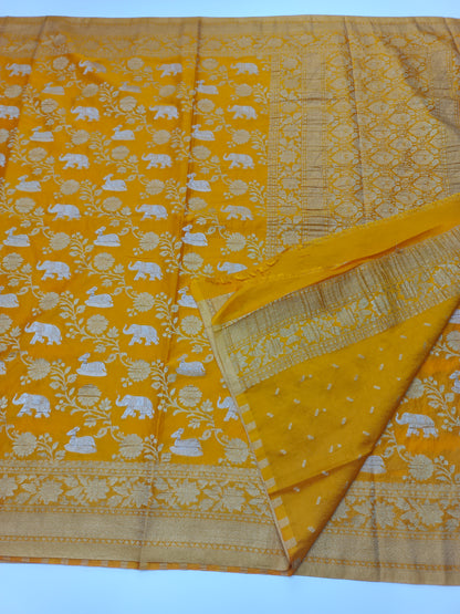 FANCY CRUSH CHIFFON SAREE