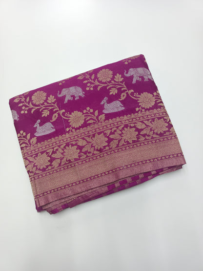 FANCY CRUSH CHIFFON SAREE