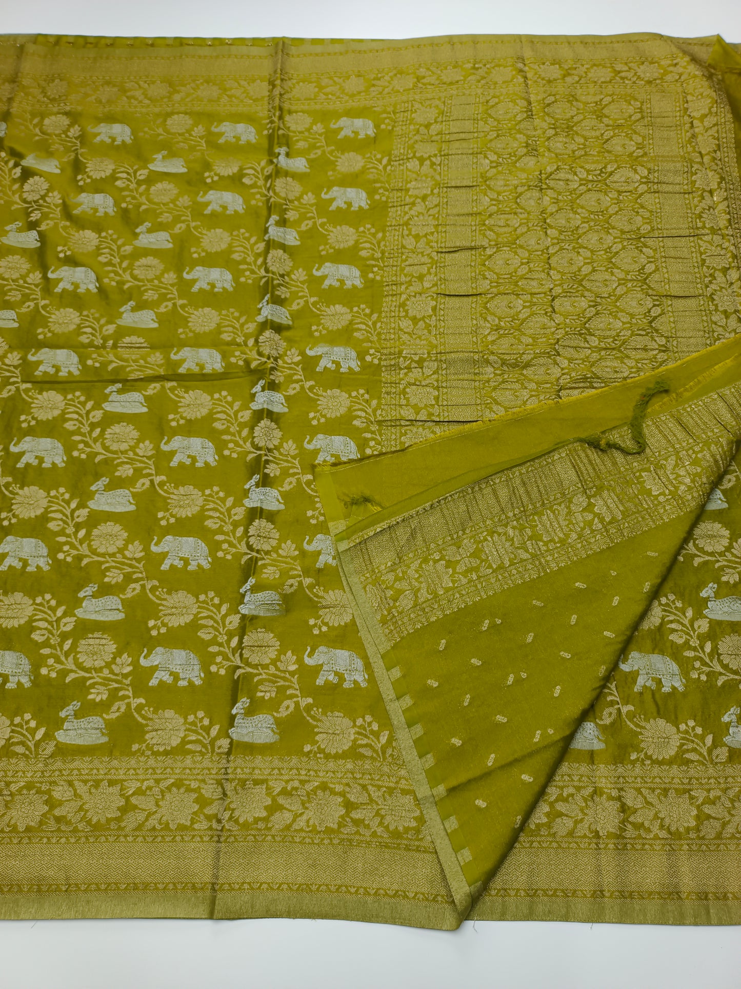 FANCY CRUSH CHIFFON SAREE