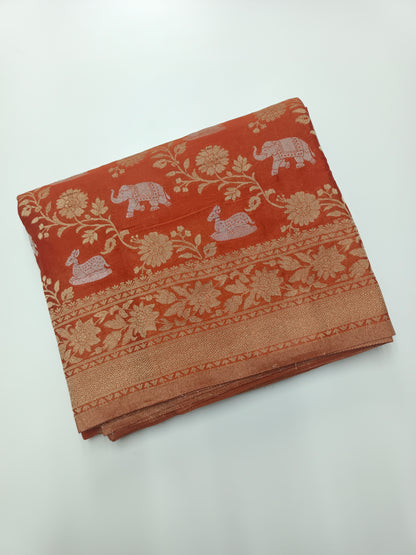 FANCY CRUSH CHIFFON SAREE