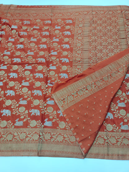 FANCY CRUSH CHIFFON SAREE