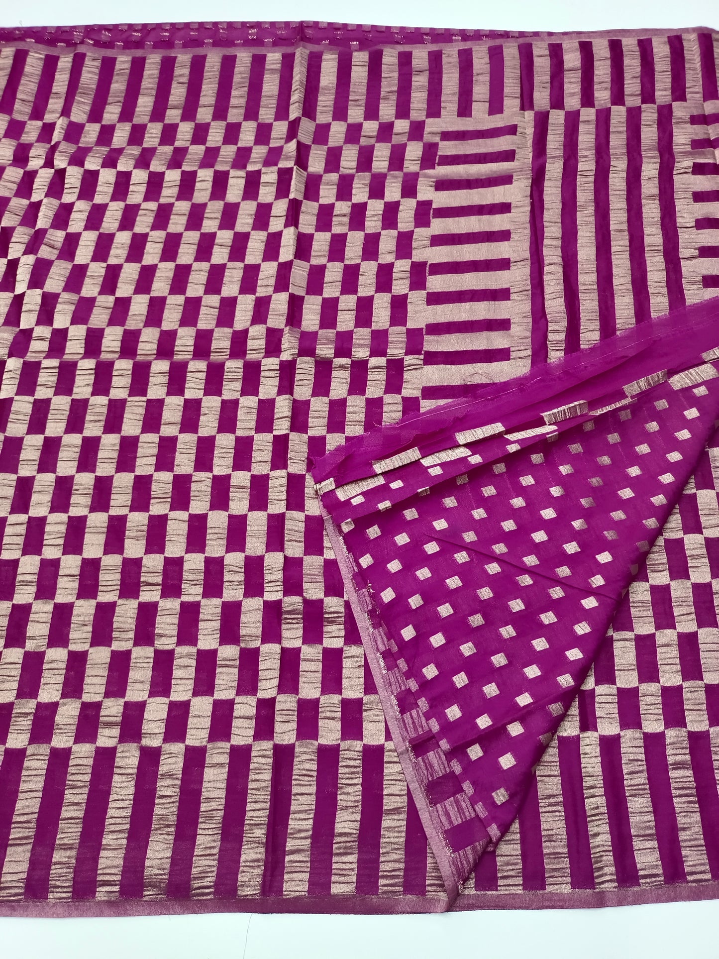 FANCY CRUSH CHIFFON SAREE