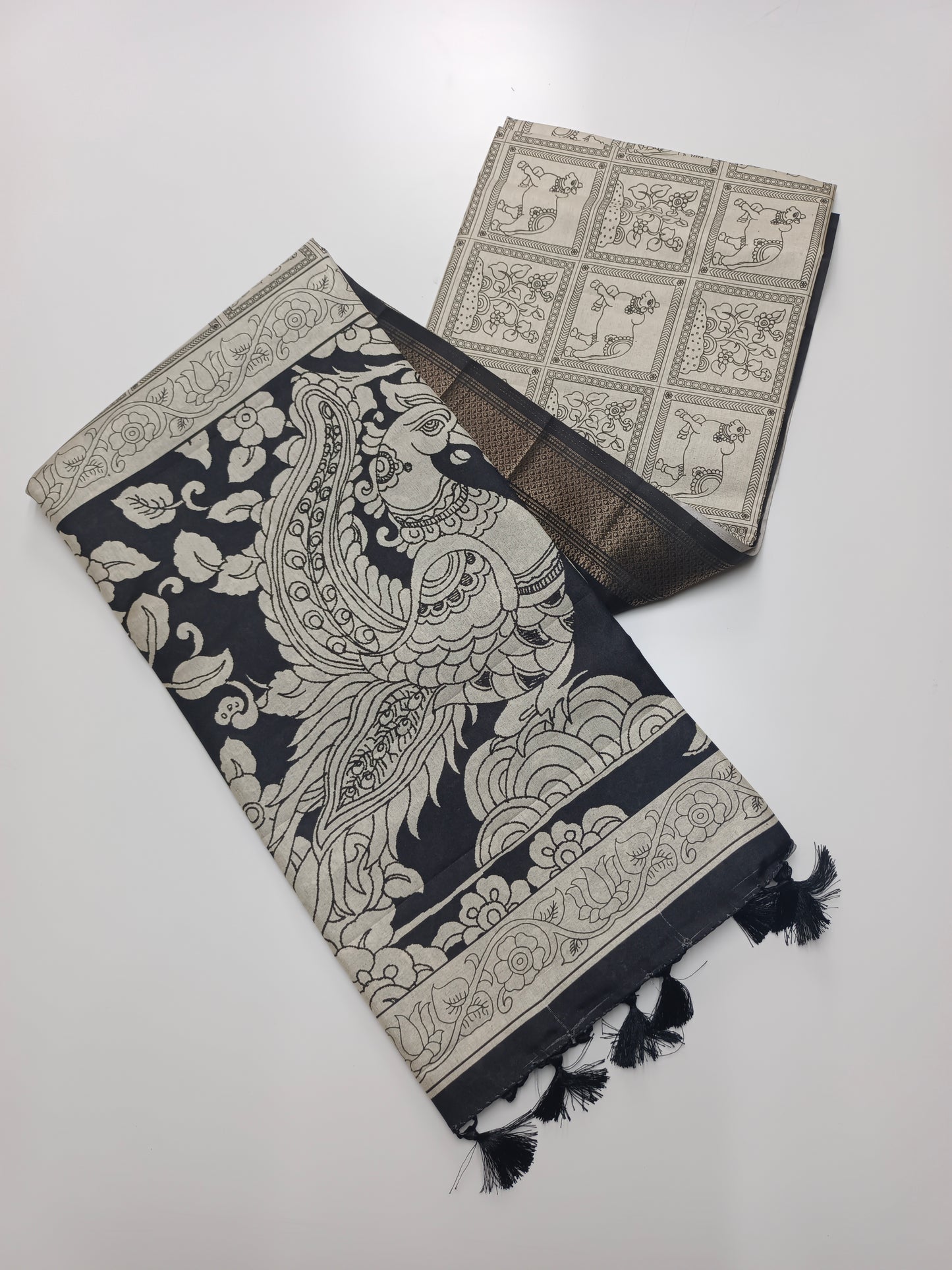 FANCY SOFT TUSSER SILK SAREE