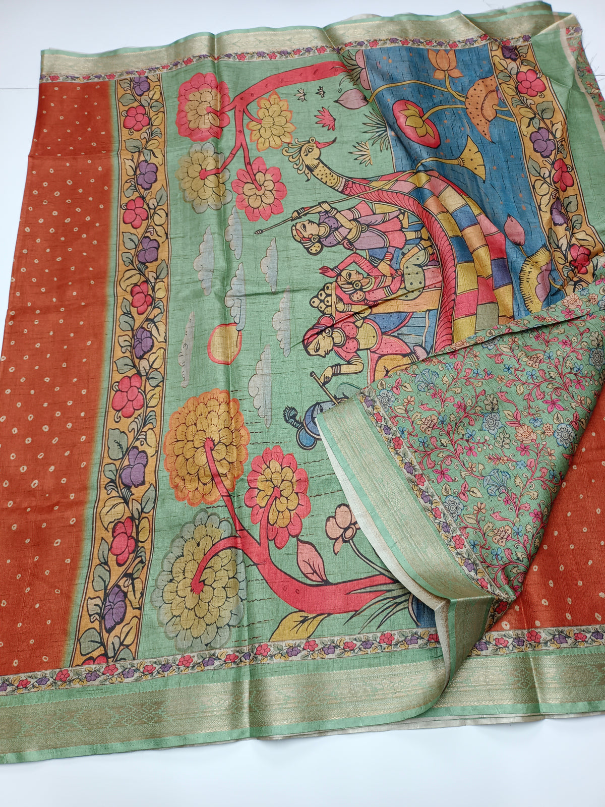 FANCY LENIN SAREE