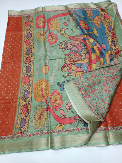 FANCY LENIN SAREE