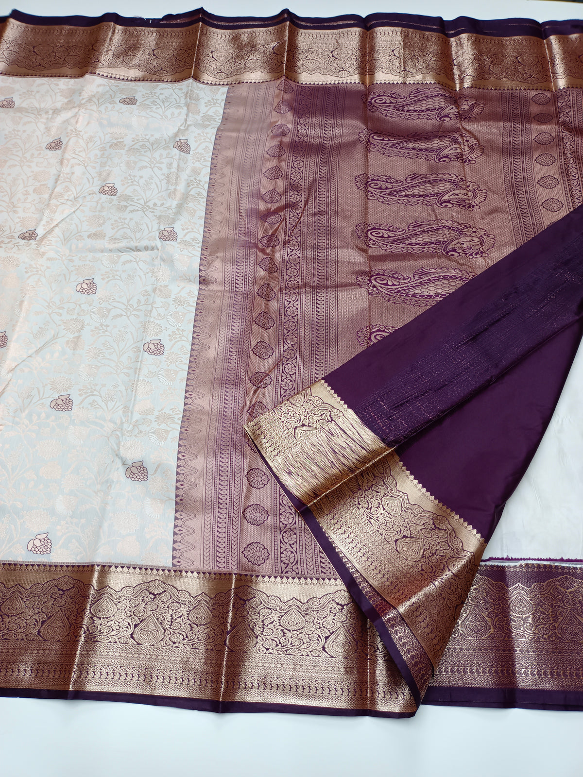 KANCHIPURAM SEMI SILK SAREE