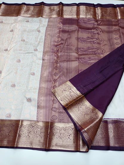 KANCHIPURAM SEMI SILK SAREE