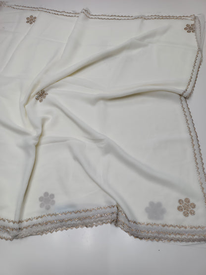 FANCY WORK SAREE