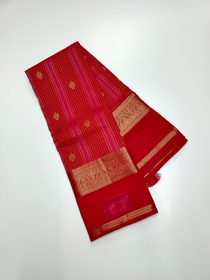 SEMI CREPE SILK SAREE