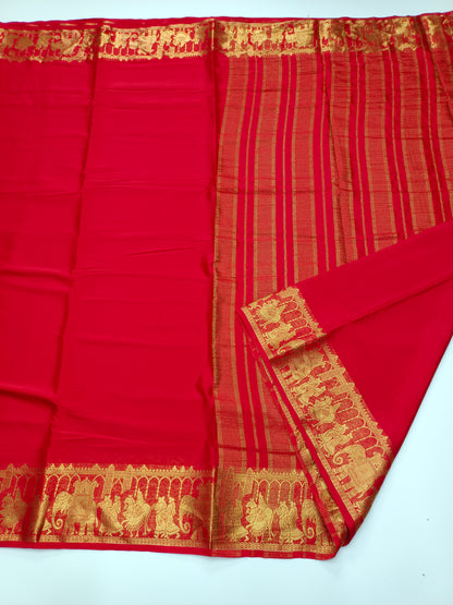 SEMI CREPE SILK SAREE