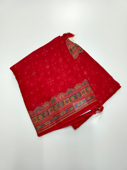 FANCY SYNTHETIC SAREE