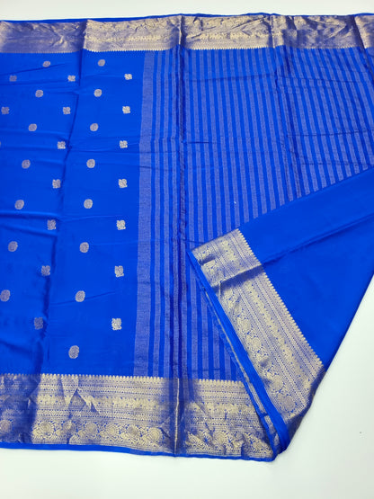 SEMI CREPE SILK SAREE