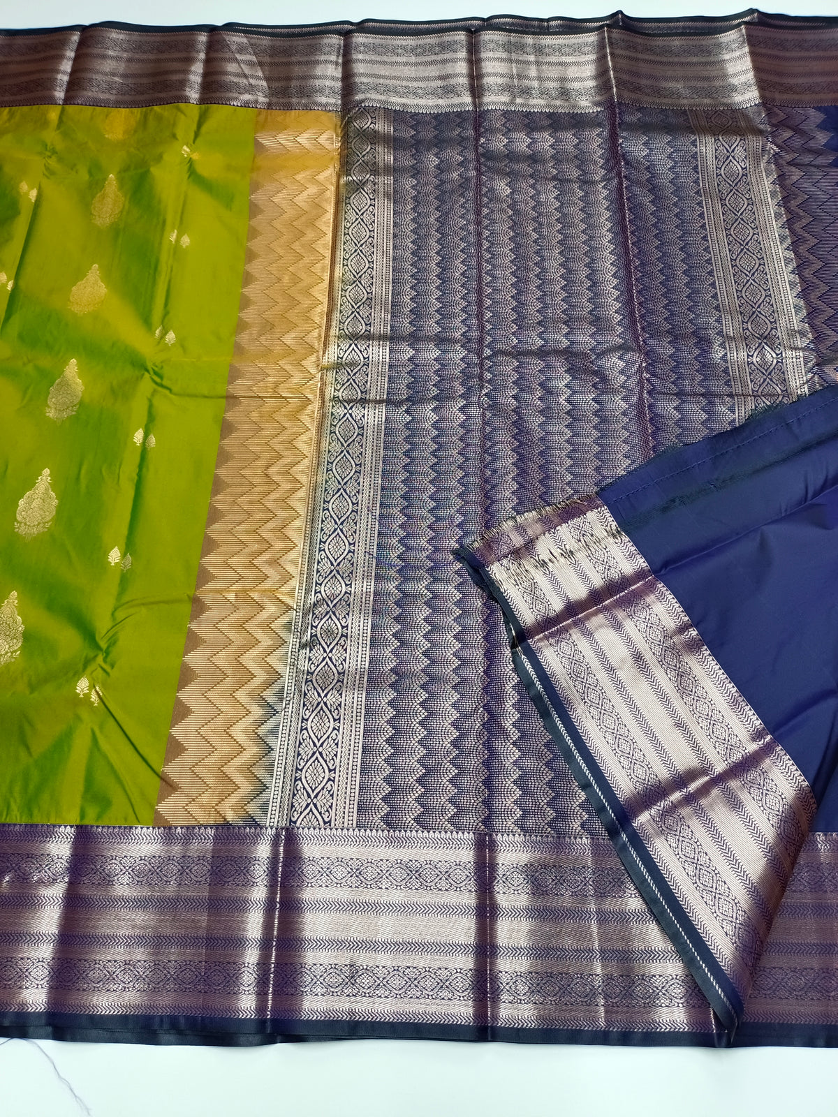 KANCHIPURAM SEMI SILK SAREE