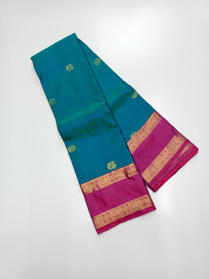 KANCHIPURAM SEMI SILK SAREE