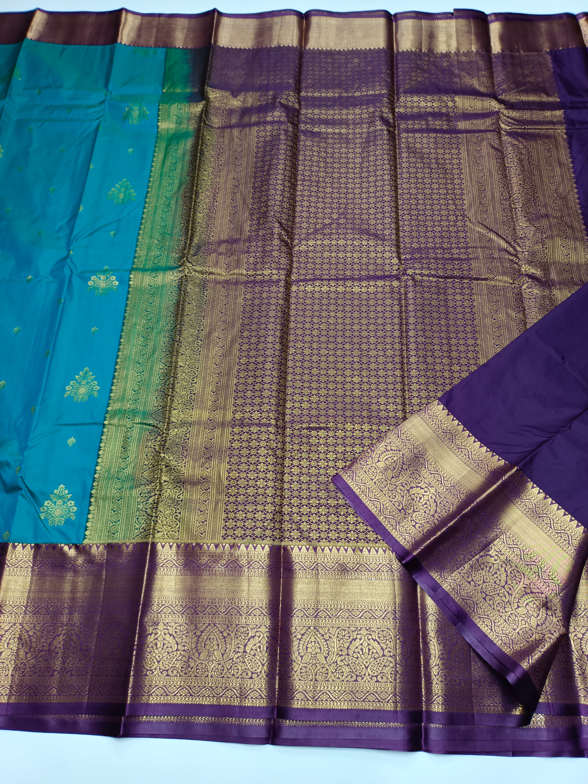 KANCHIPURAM SEMI SILK SAREE