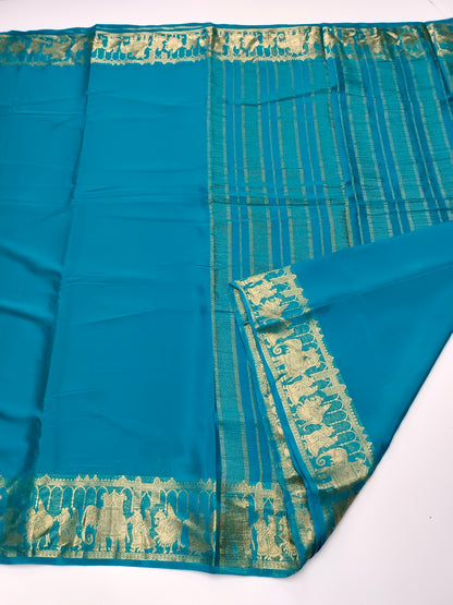 SEMI CREPE SILK SAREE